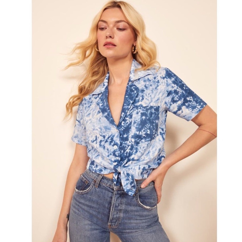 Reformation linen shirt